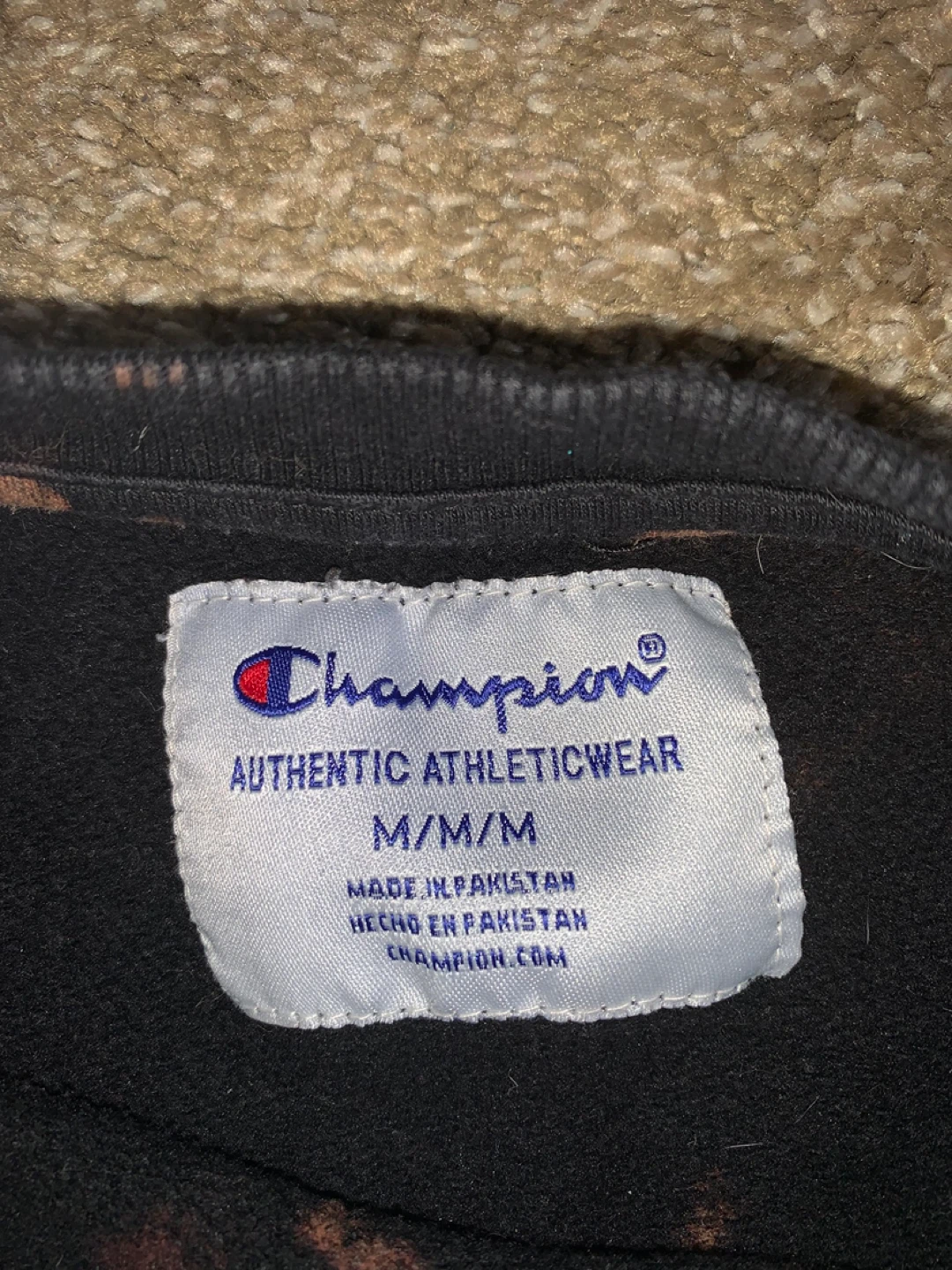Champion Bleached Long Sleeve Sweatshirt M/M/M - photo 3
