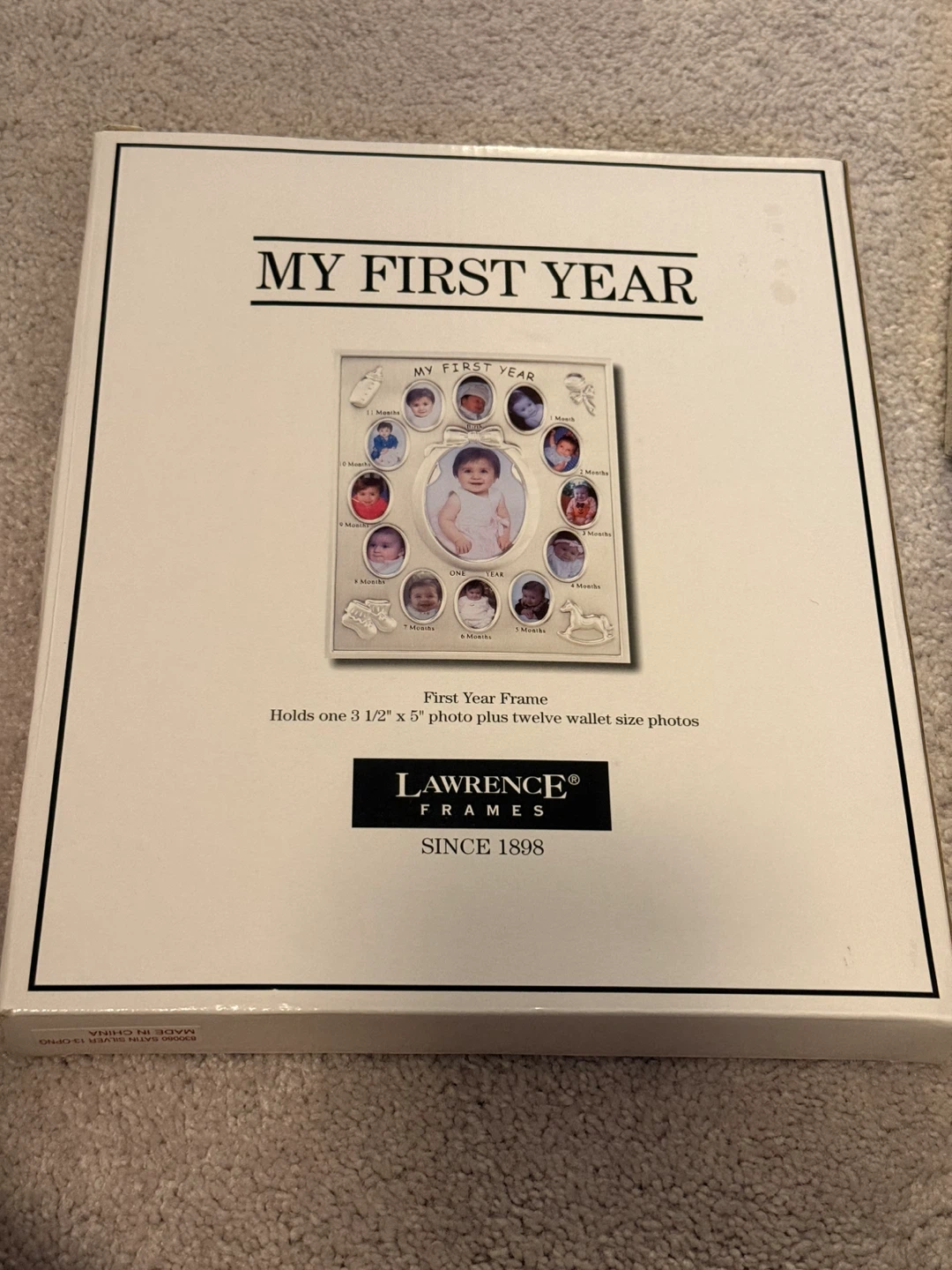 Lawrence Frames My First Year Photo Frame - photo 2