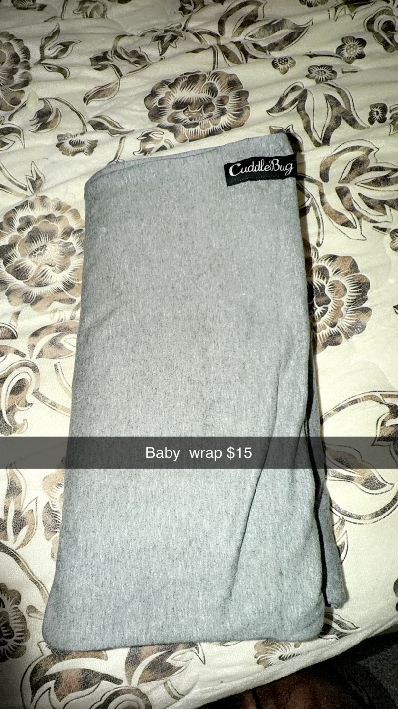 CuddleBug Baby Wrap - Grey - photo 2