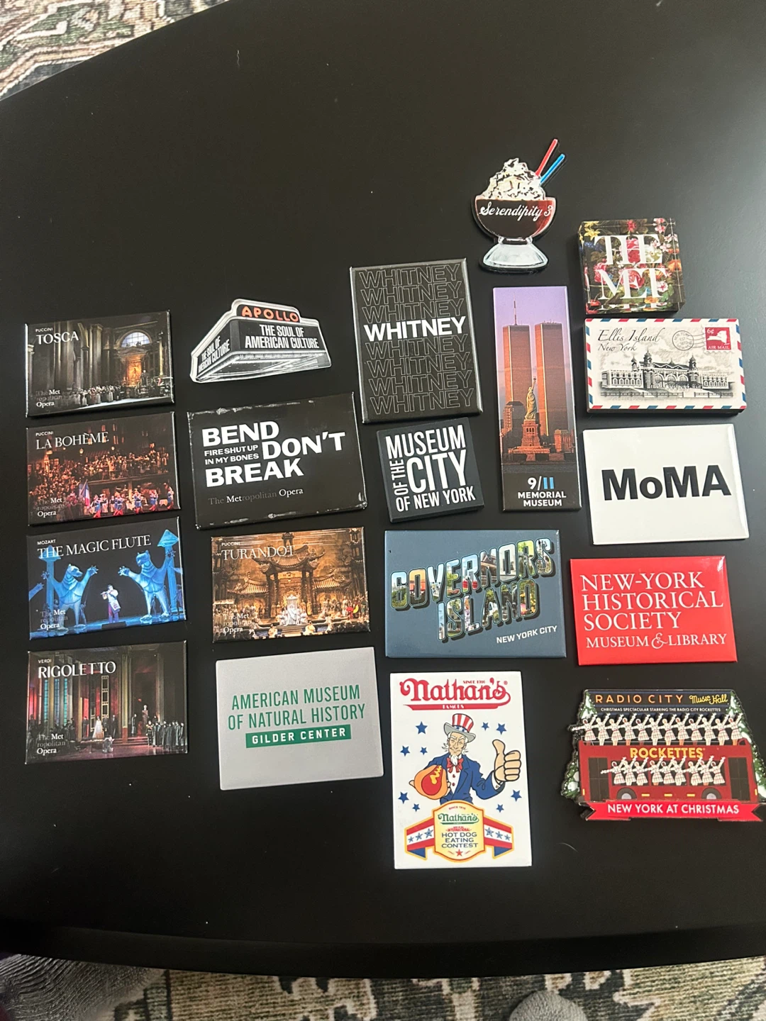 Assorted New York City & Museum Souvenir Magnets