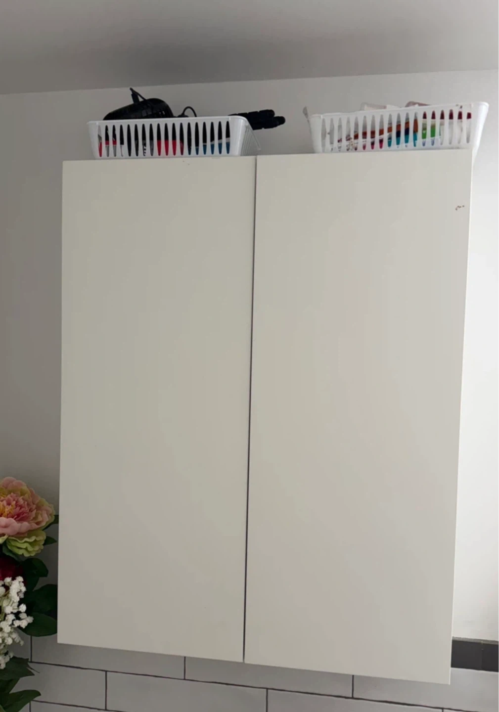 IKEA LETTAN Mirror Cabinet - White, 36x6x37"