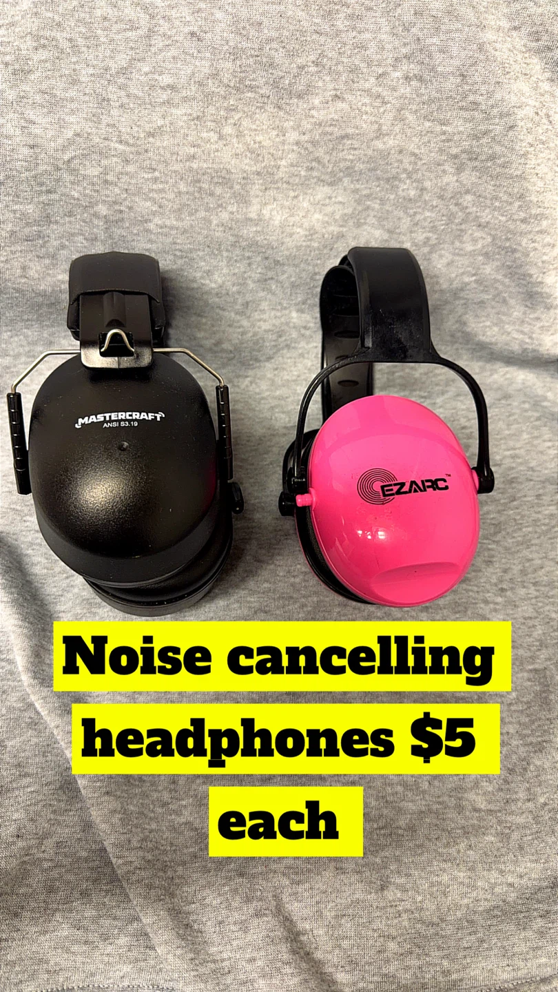 Mastercraft and EZARC Noise Cancelling Headphones