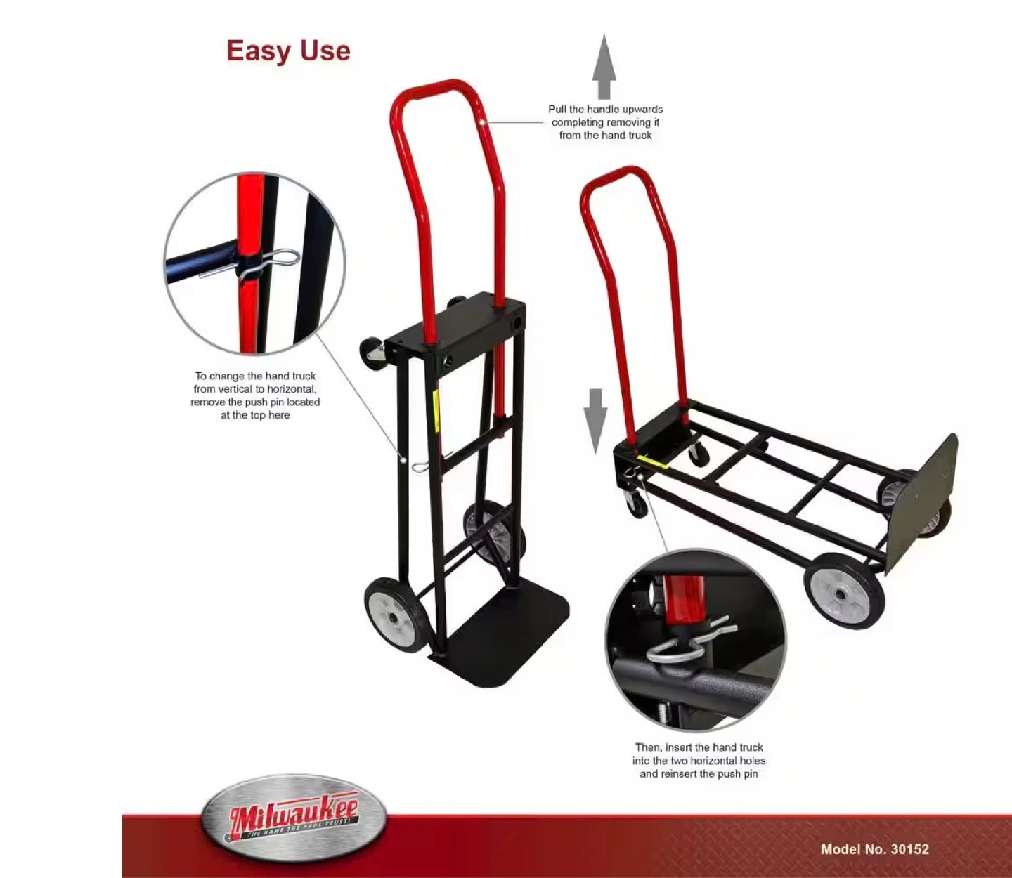 Milwaukee 2-in-1 Hand Truck and Dolly - photo 2