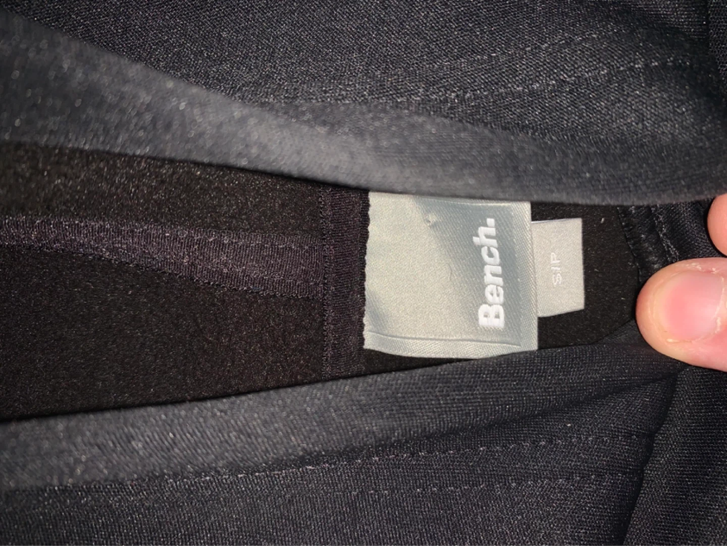 Bench White on Black Hoodie Small - photo 3