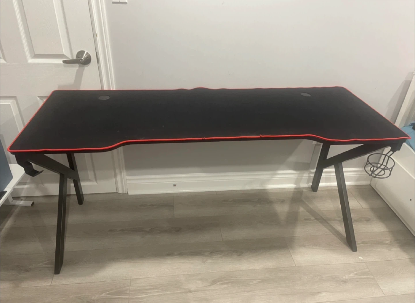 Gaming Desk with Cup Holder