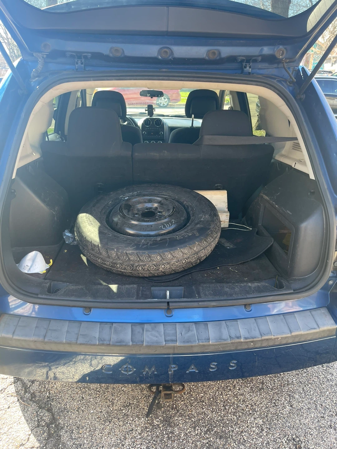 Blue Jeep Compass