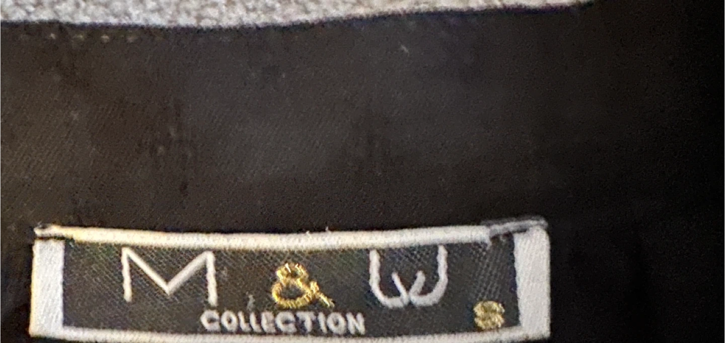 M & W Collection Black Textured Button-Up Shirt - photo 4