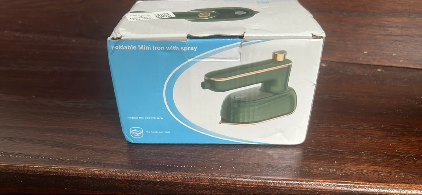 Foldable Mini Iron with Spray