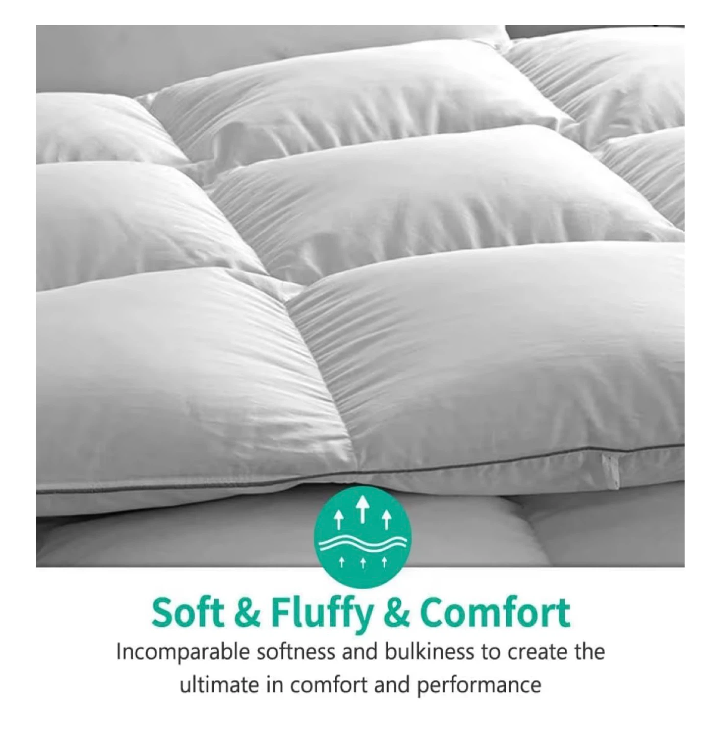 APSMILE Twin All Seasons Down Feather Duvet Insert - photo 5