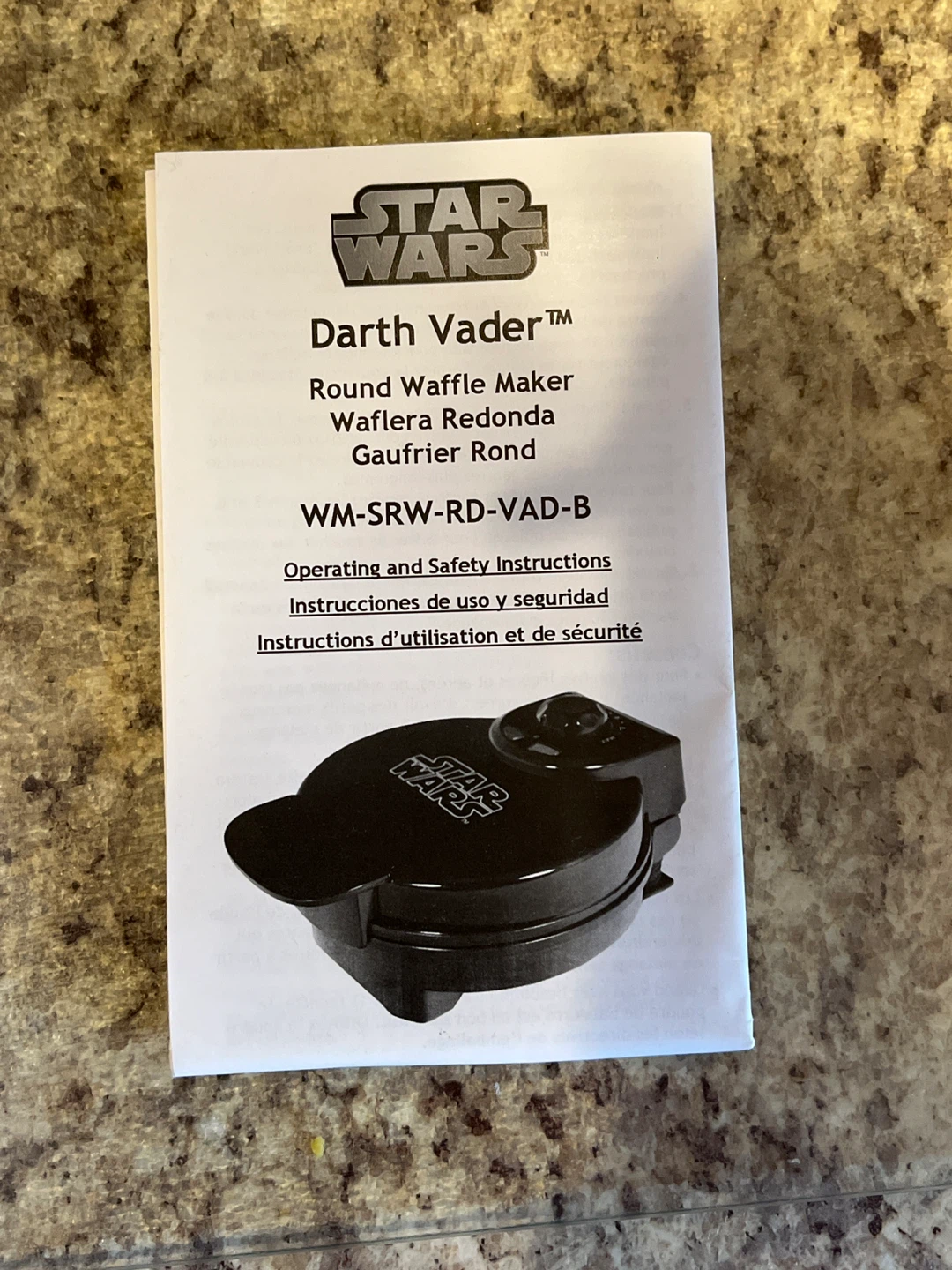 Star Wars Darth Vader Round Waffle Maker