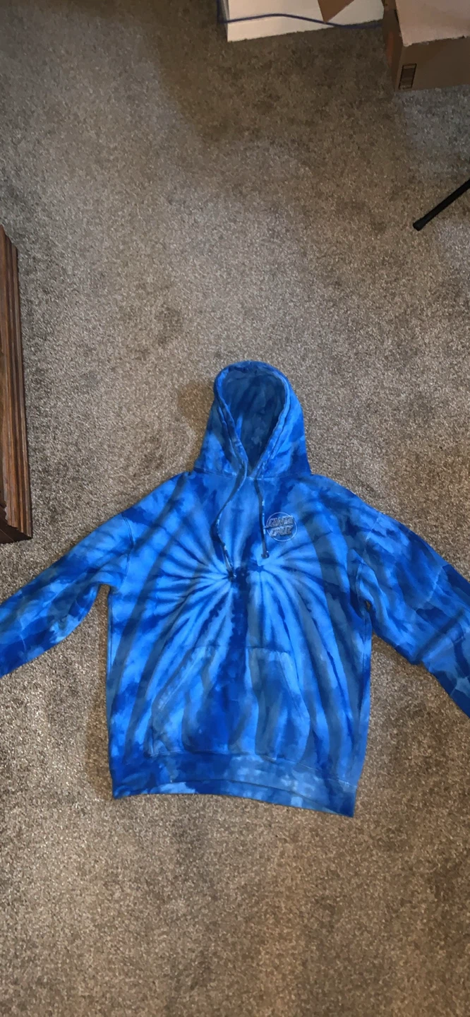 Santa Cruz Tie Dye Hoodie Large