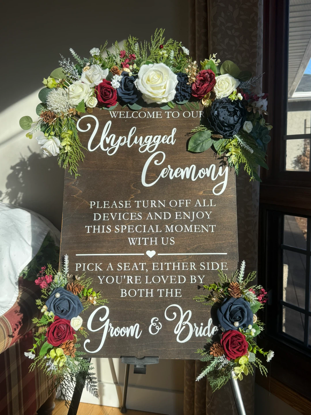 Artificial Floral Arrangements and Wedding Signs - photo 4
