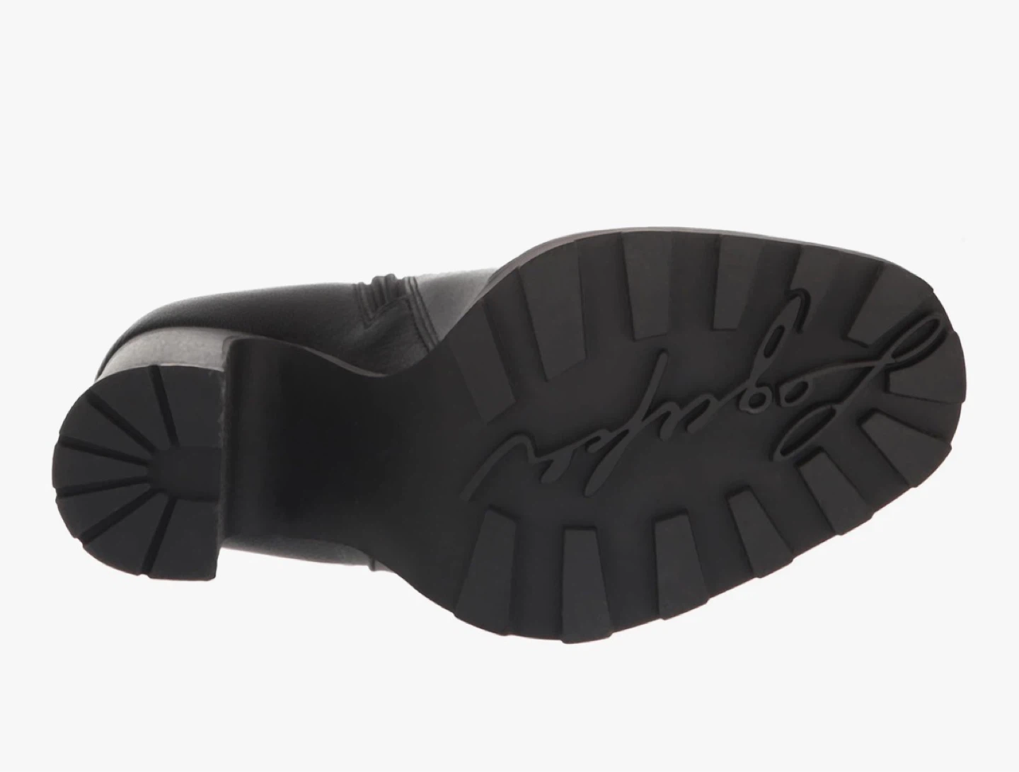 Karl Lagerfeld Paris Women's Black Leather Lug-Sole Boots - photo 3
