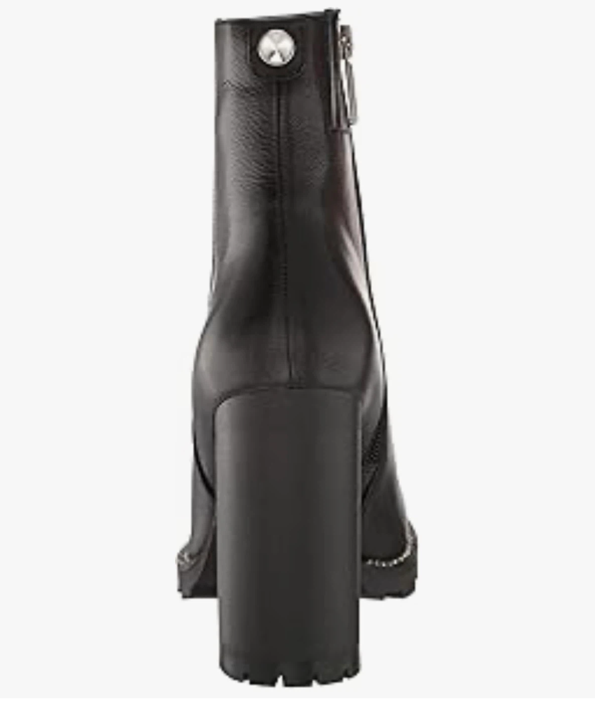 Karl Lagerfeld Paris Women's Black Leather Lug-Sole Boots - photo 2