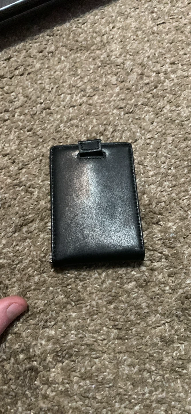 Kings Loot Black Leather Money Clip Wallet - photo 4