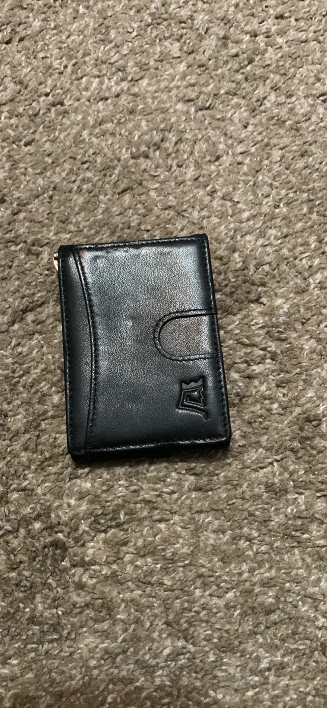 Kings Loot Black Leather Money Clip Wallet - photo 3