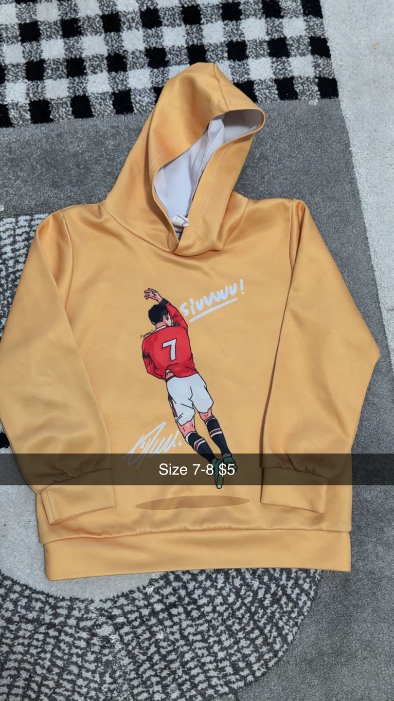 Kids' soccer Hoodie Size 7-8