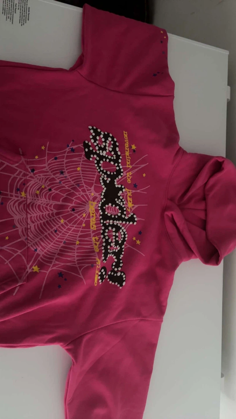 Sp5der Pink Hoodie Large - photo 3