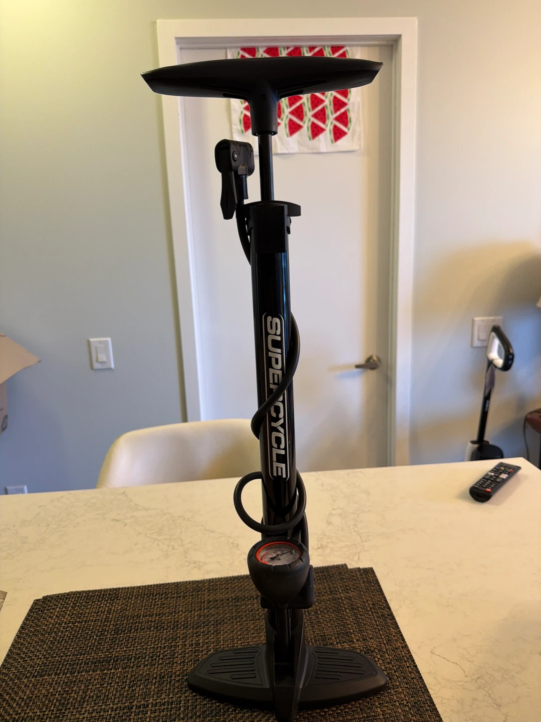 Supercycle Floor Bike Pump with Gauge