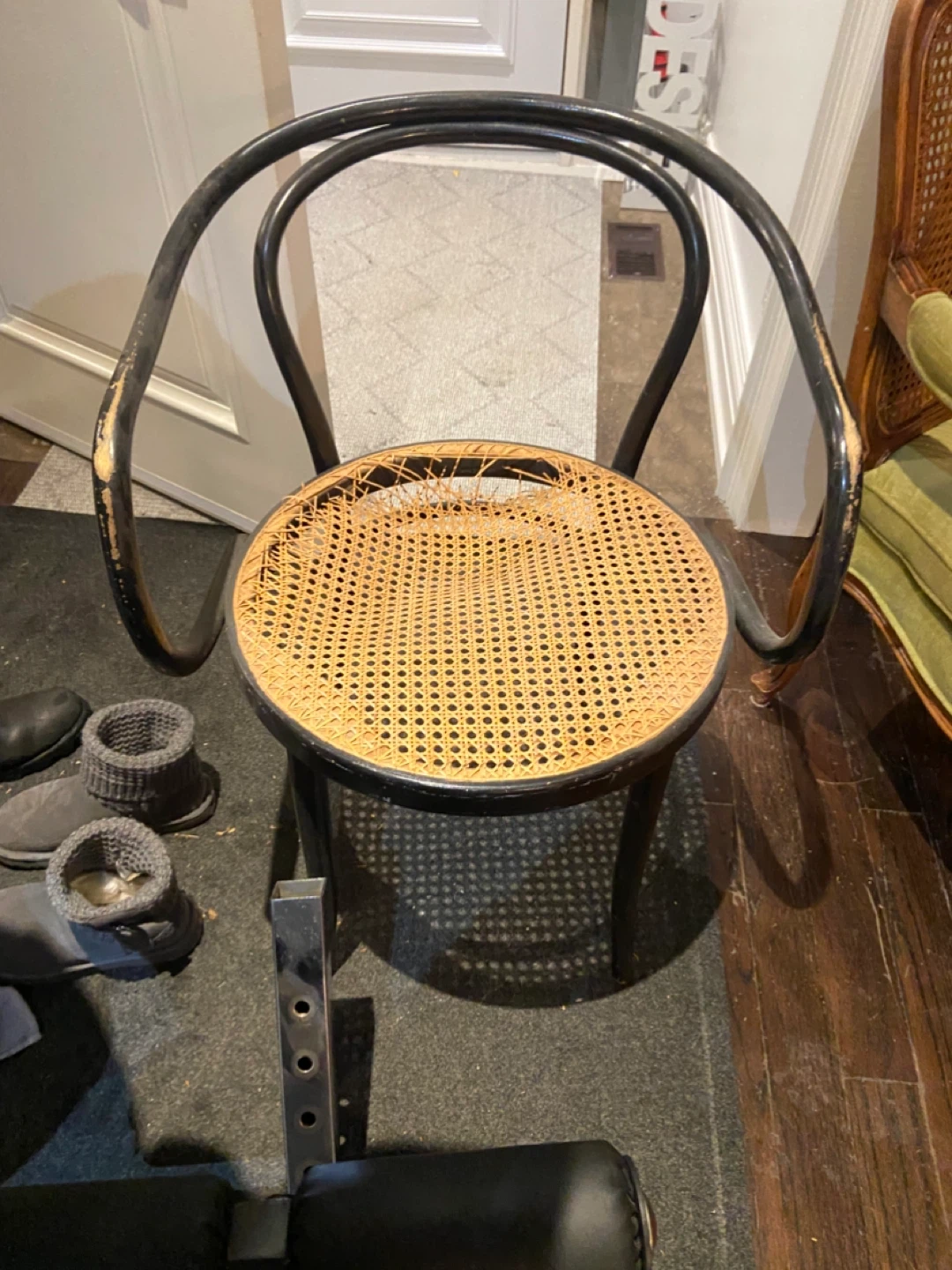 Bentwood Cane Seat Chair - photo 2