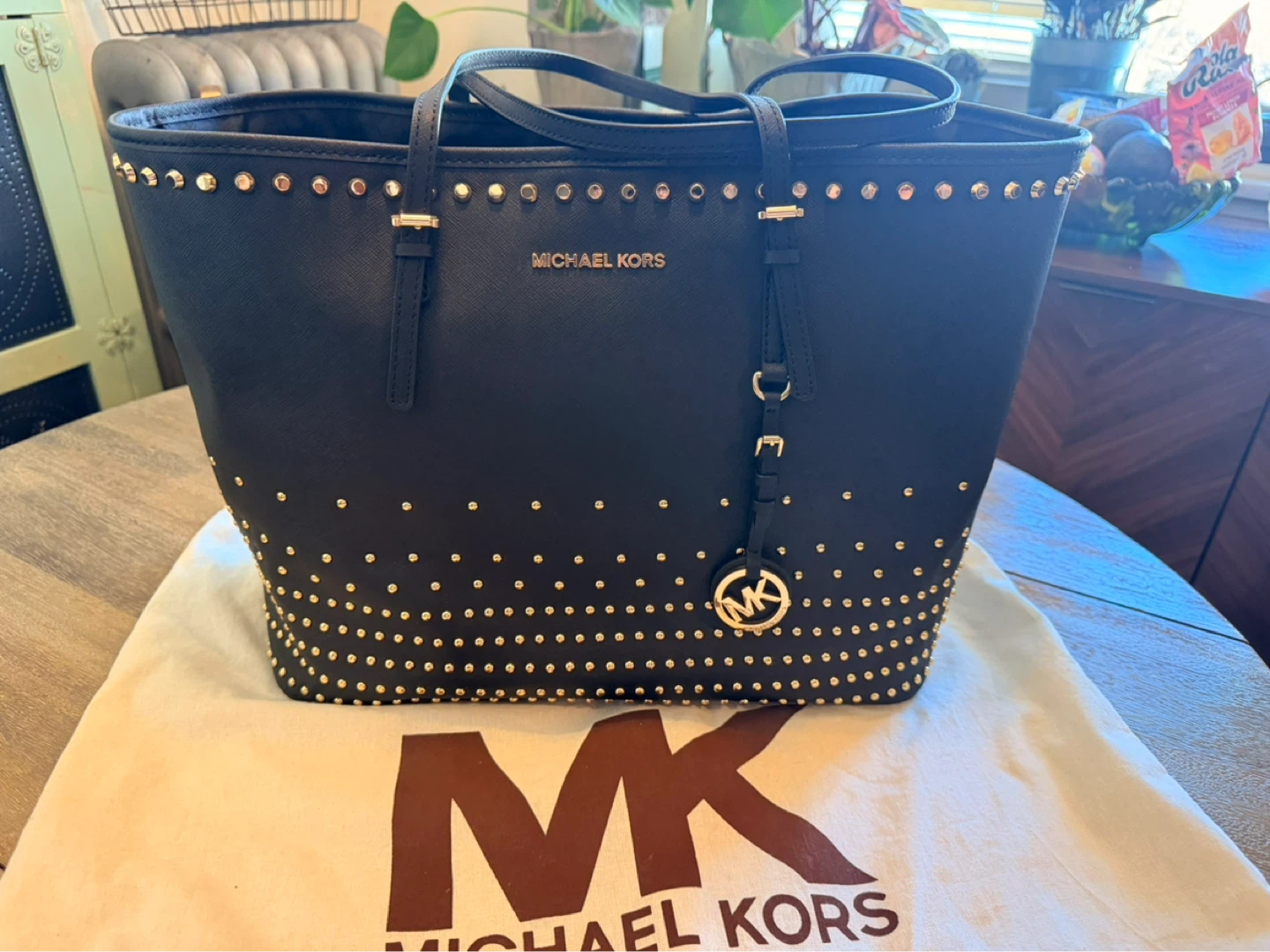 Michael Kors Studded Tote Bag