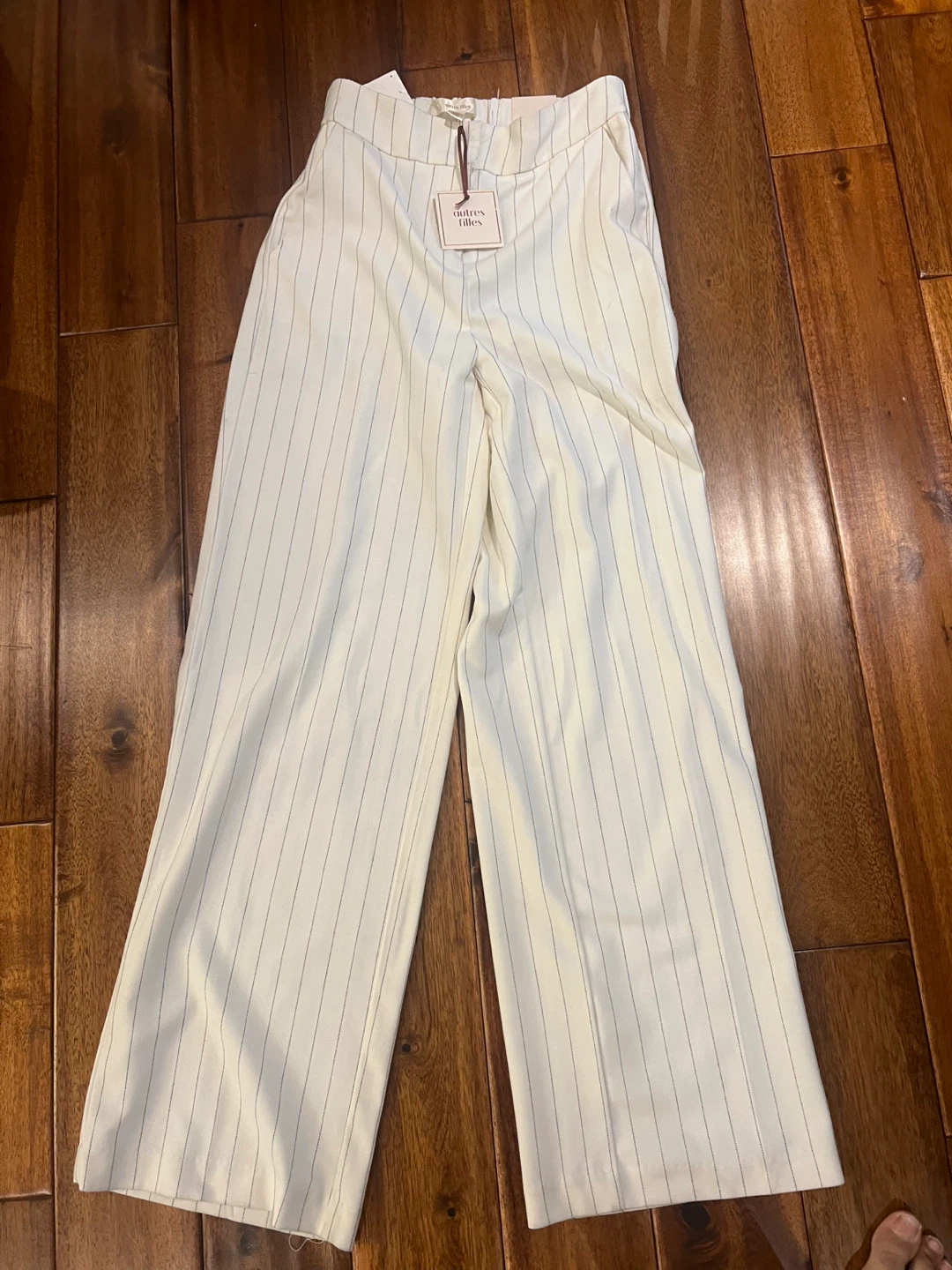 AUTRES FILLES Striped Wide-Leg Trousers - photo 3