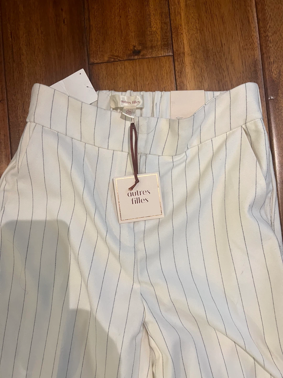 AUTRES FILLES Striped Wide-Leg Trousers - photo 2