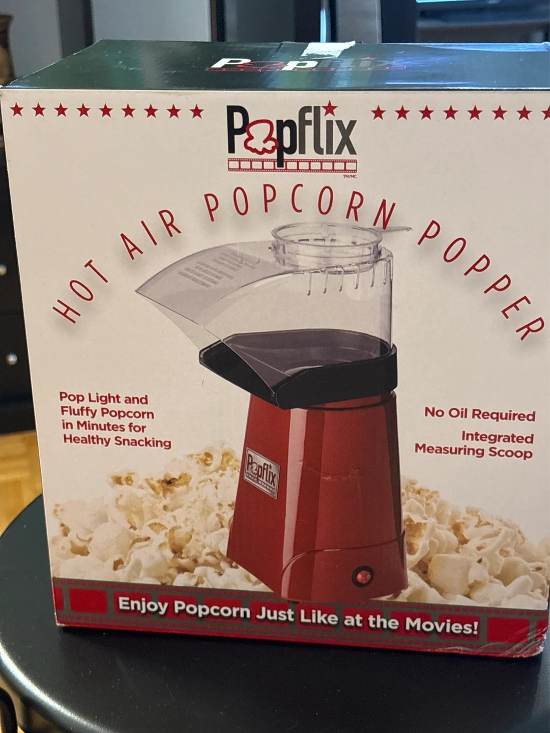 Popflix Hot Air Popcorn Popper