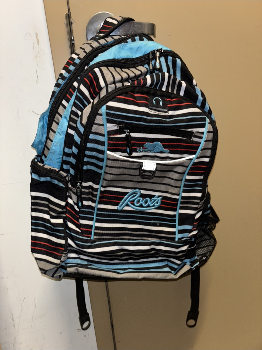 Roots Striped Backpack