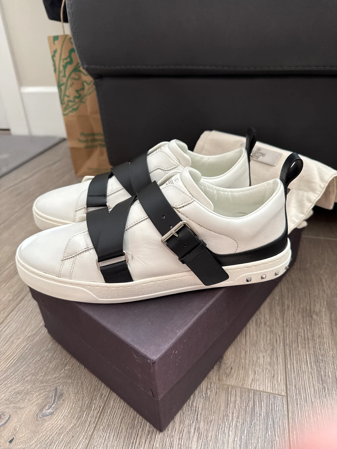 Valentino Garavani White Leather Sneakers - photo 2