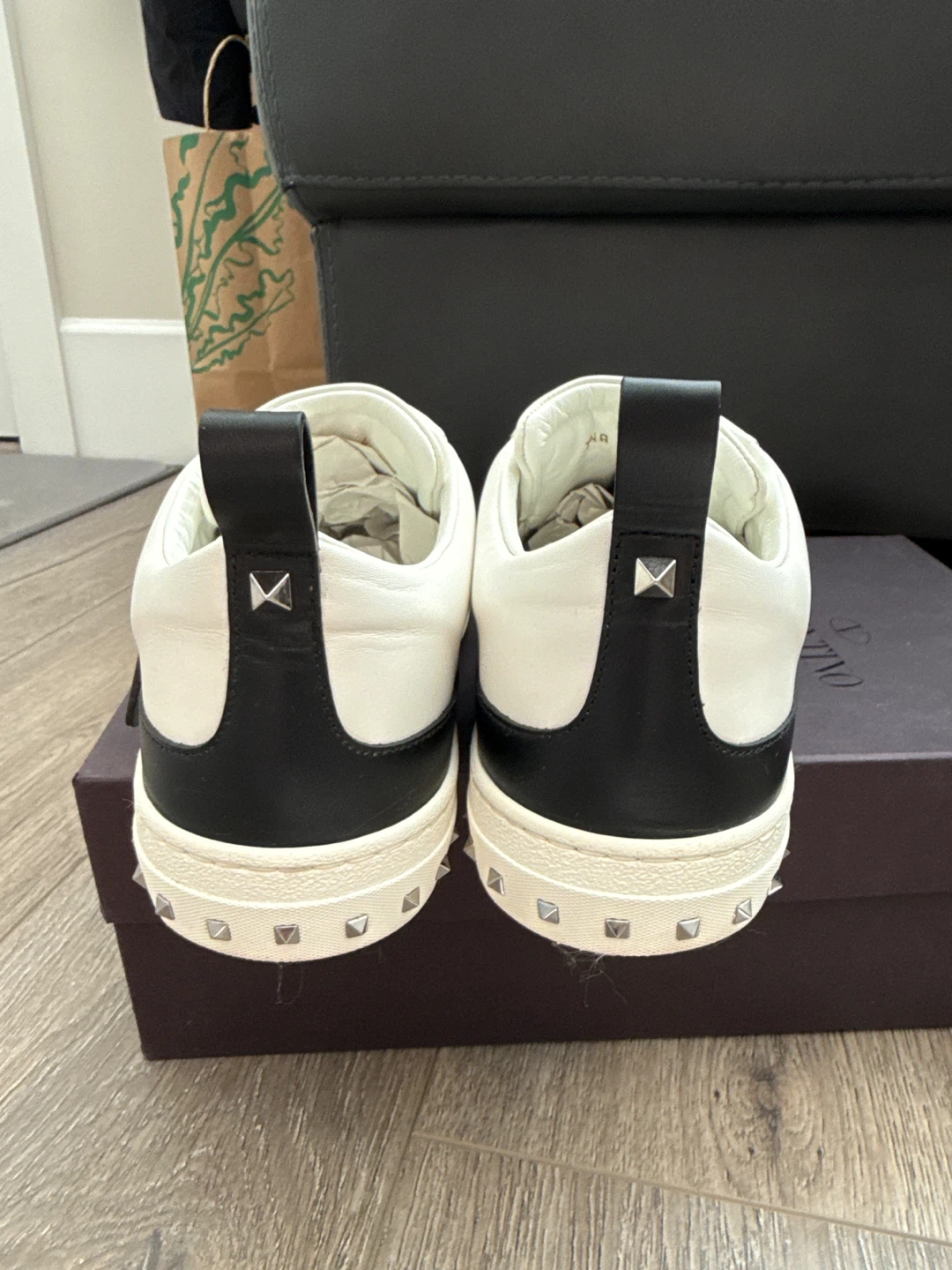 Valentino Garavani White Leather Sneakers - photo 3