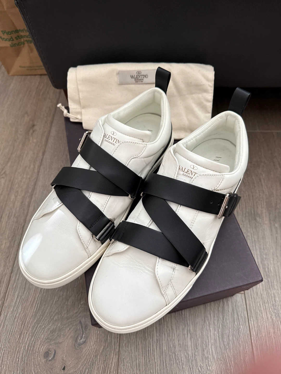 Valentino Garavani White Leather Sneakers