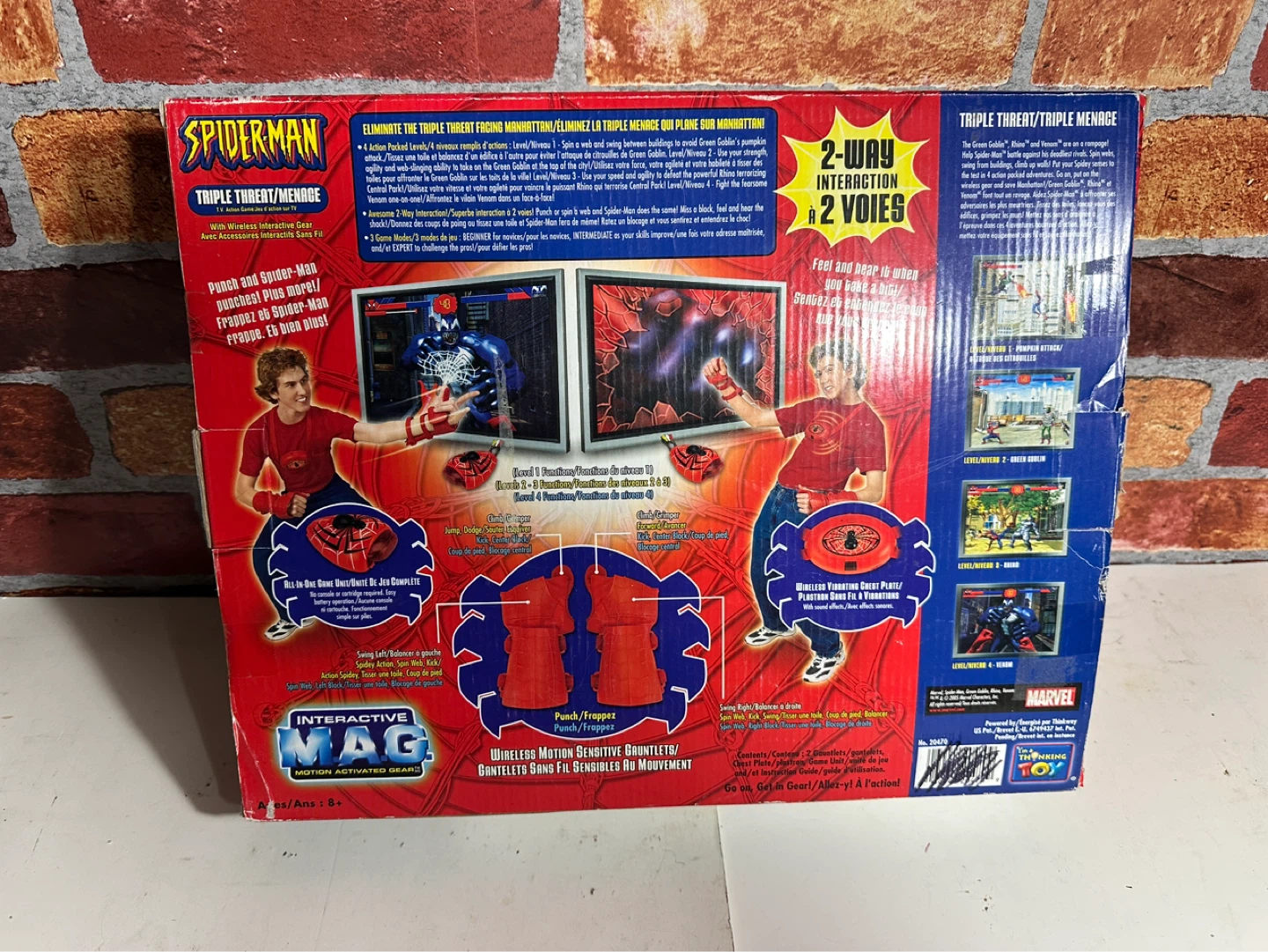 Spider-Man Triple Threat T.V. Action Game - Tested Works - photo 2