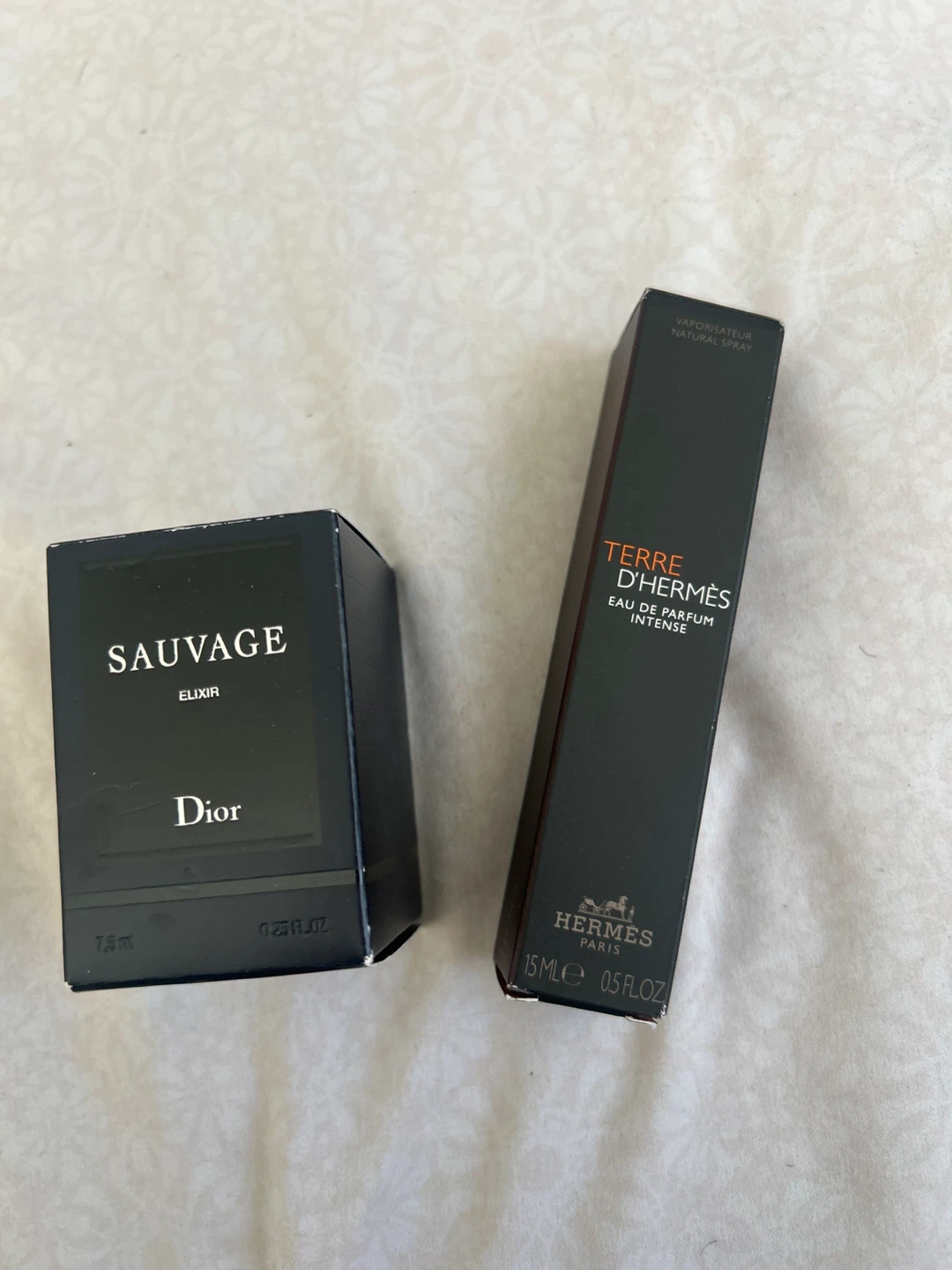 Dior Sauvage Elixir & Terre d'Hermès EDP Intense Miniatures