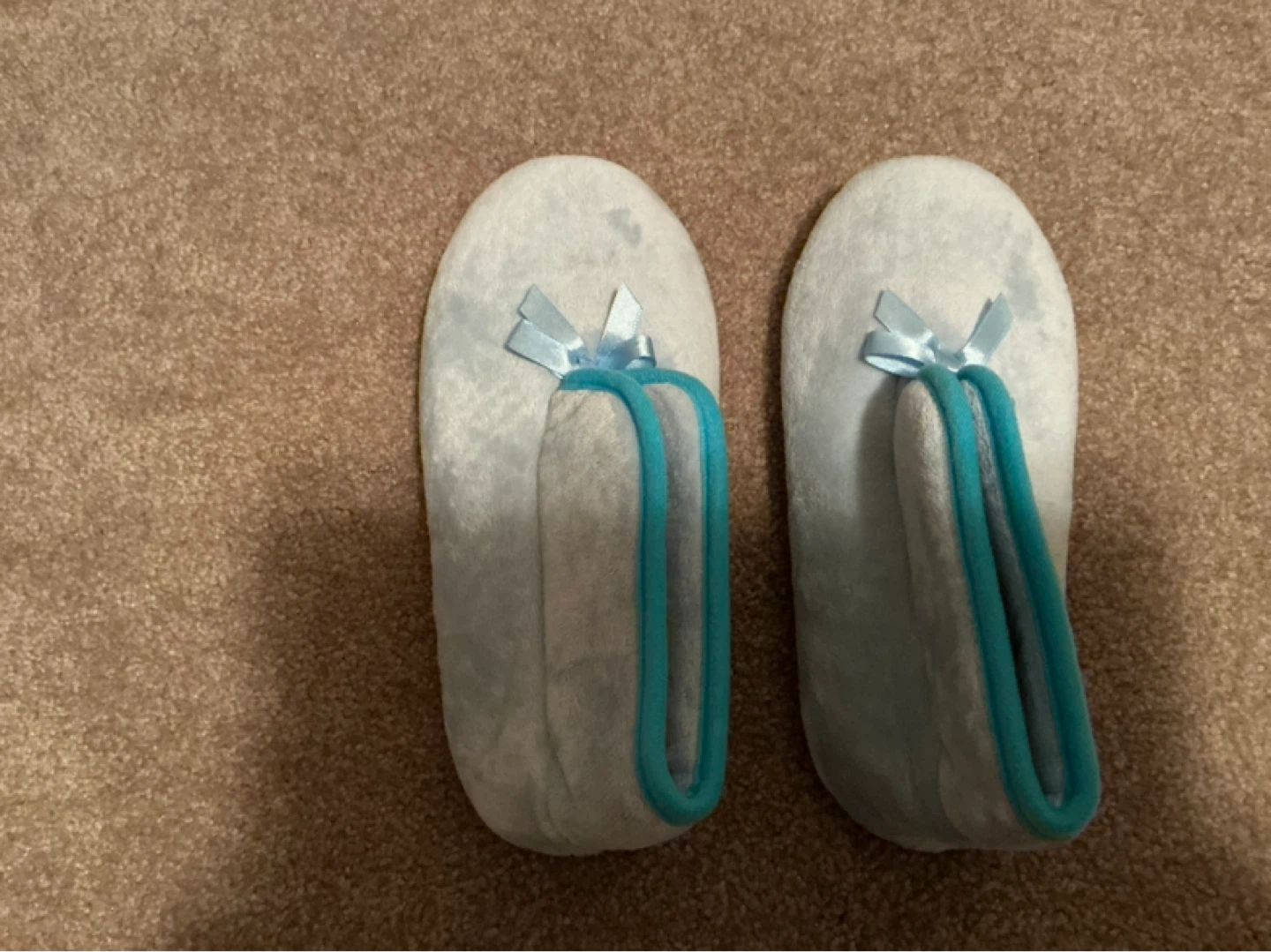 Light Blue Slippers Size 37