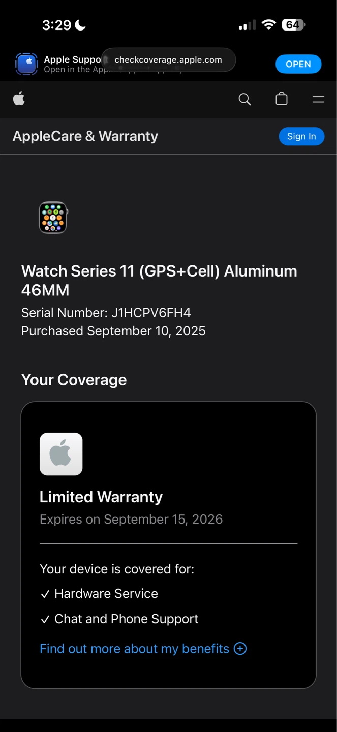 Apple Watch Series 11 (GPS+Cell) Aluminum 46MM - photo 3