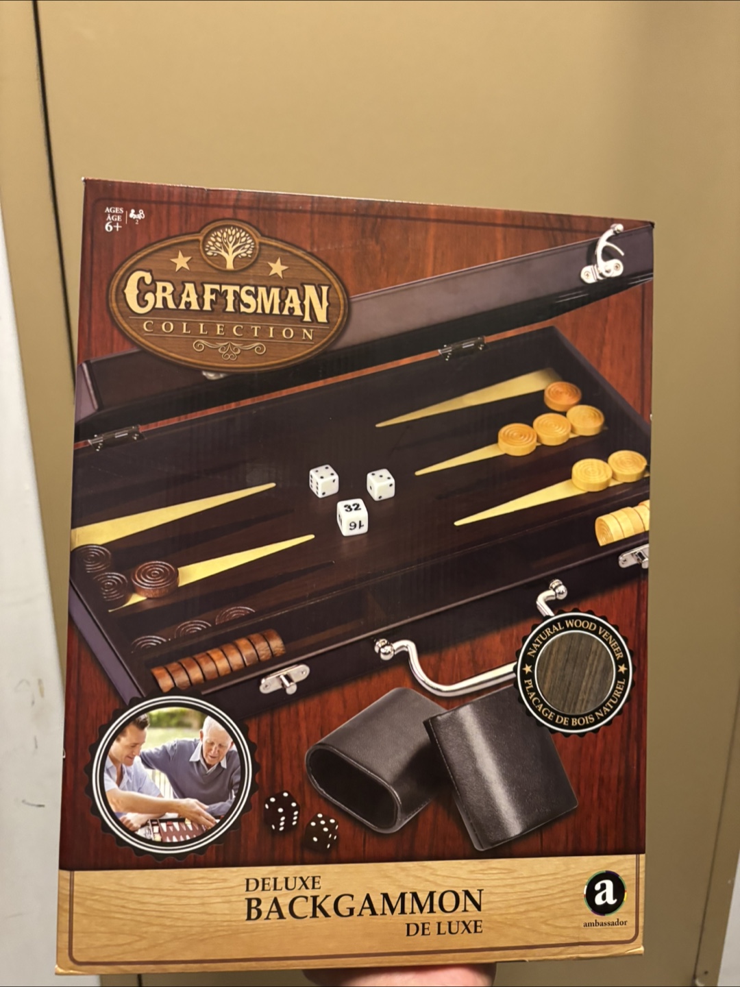Craftsman Collection Deluxe Backgammon Set