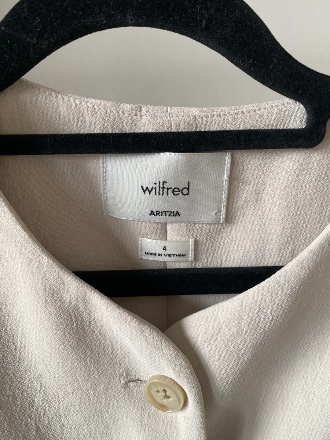 Wilfred Aritzia Regal Vest Size 4 - photo 2
