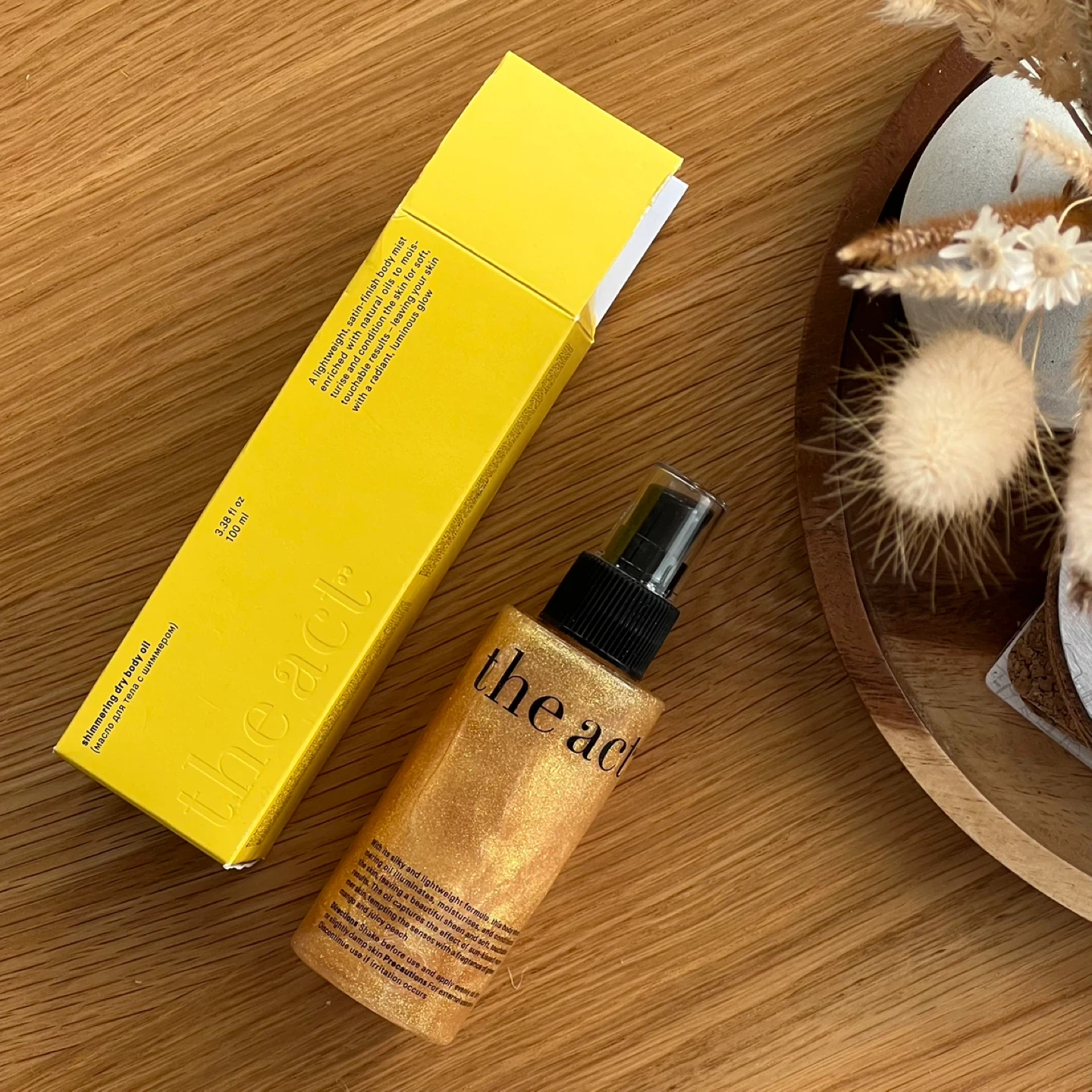 The Act Shimmering Dry Body Oil 100ml