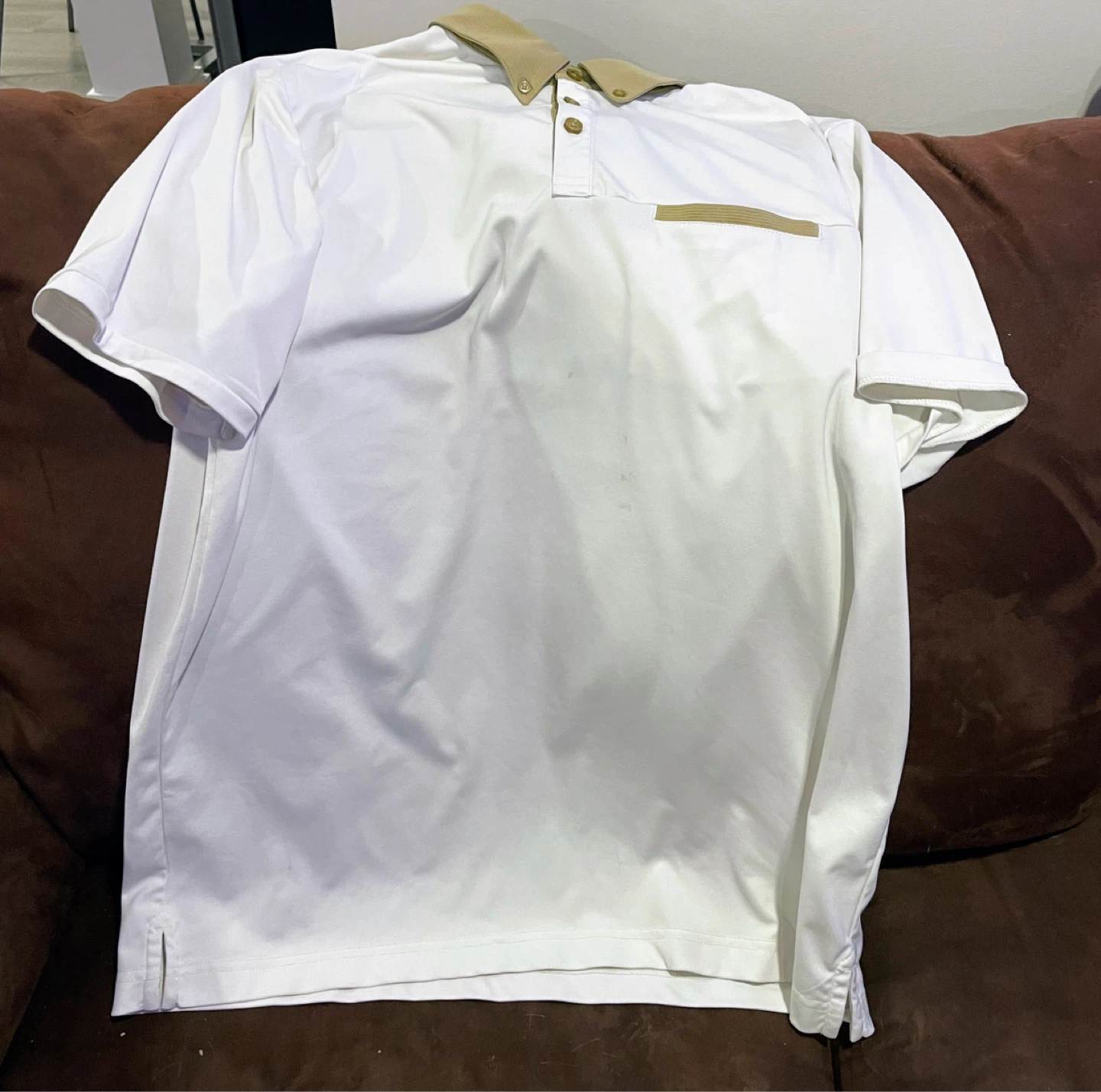Callaway White Golf Polo Shirt - Size L