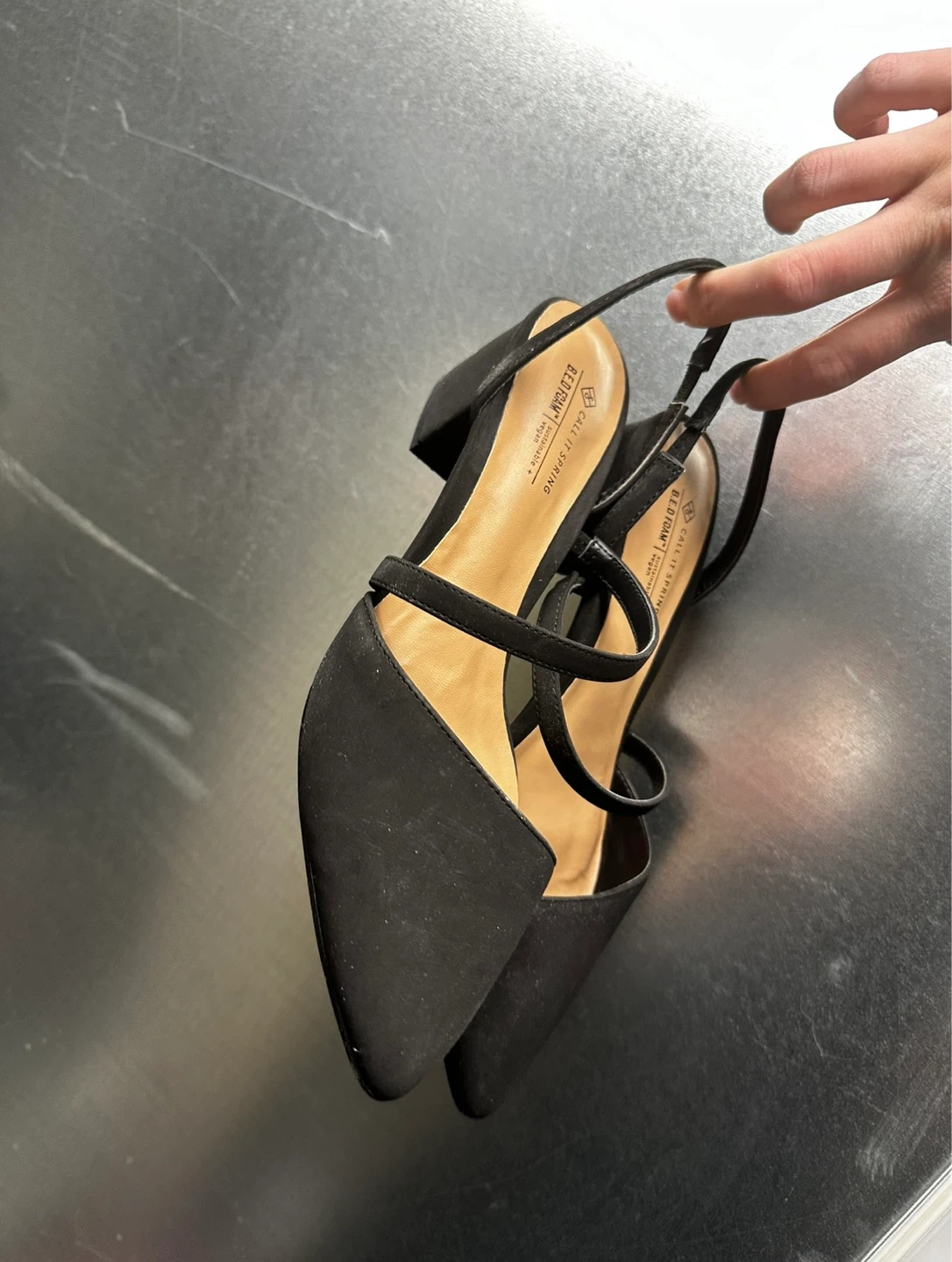 Black Slingback Heels size 39 - photo 4