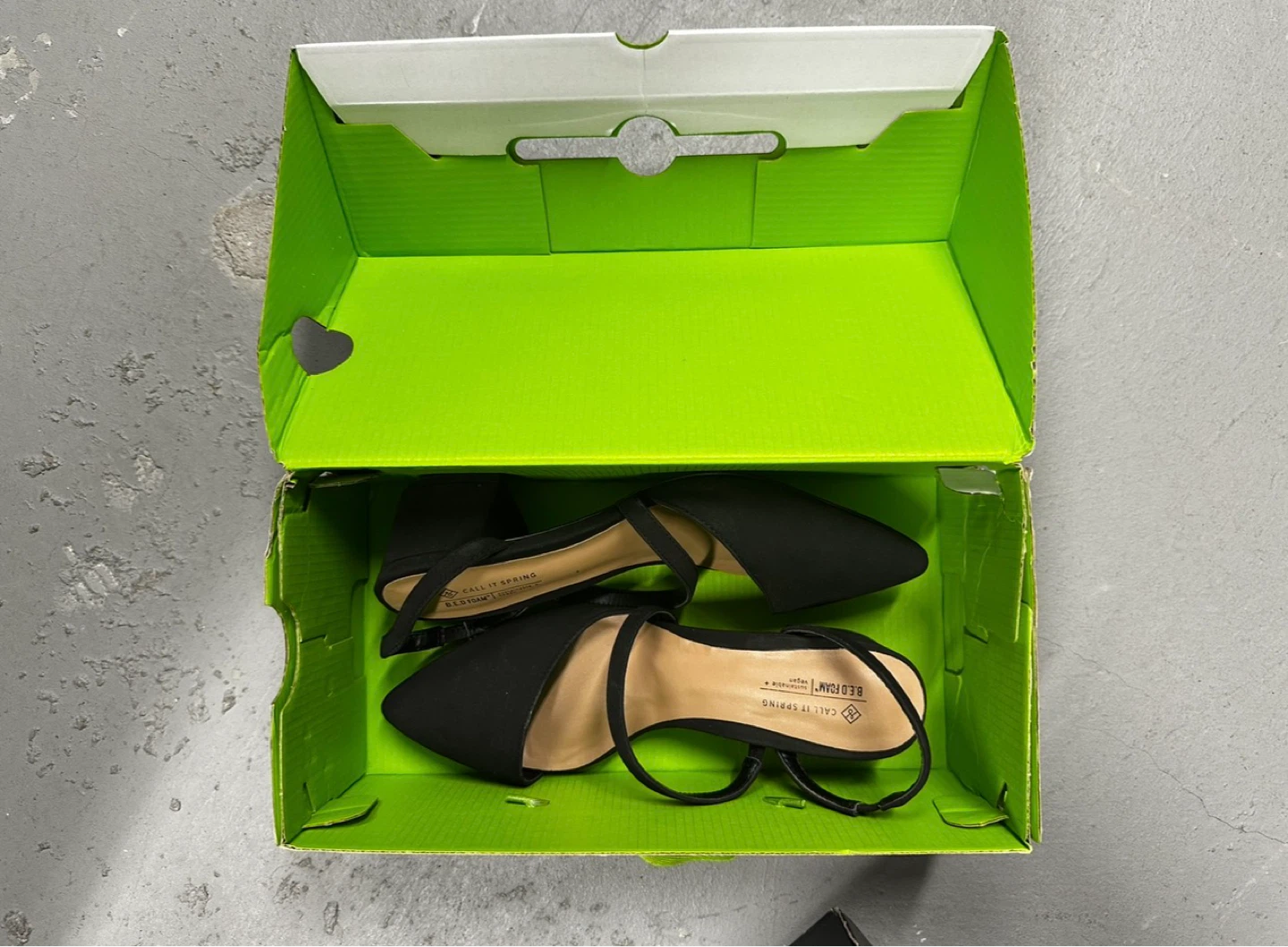 Black Slingback Heels size 39