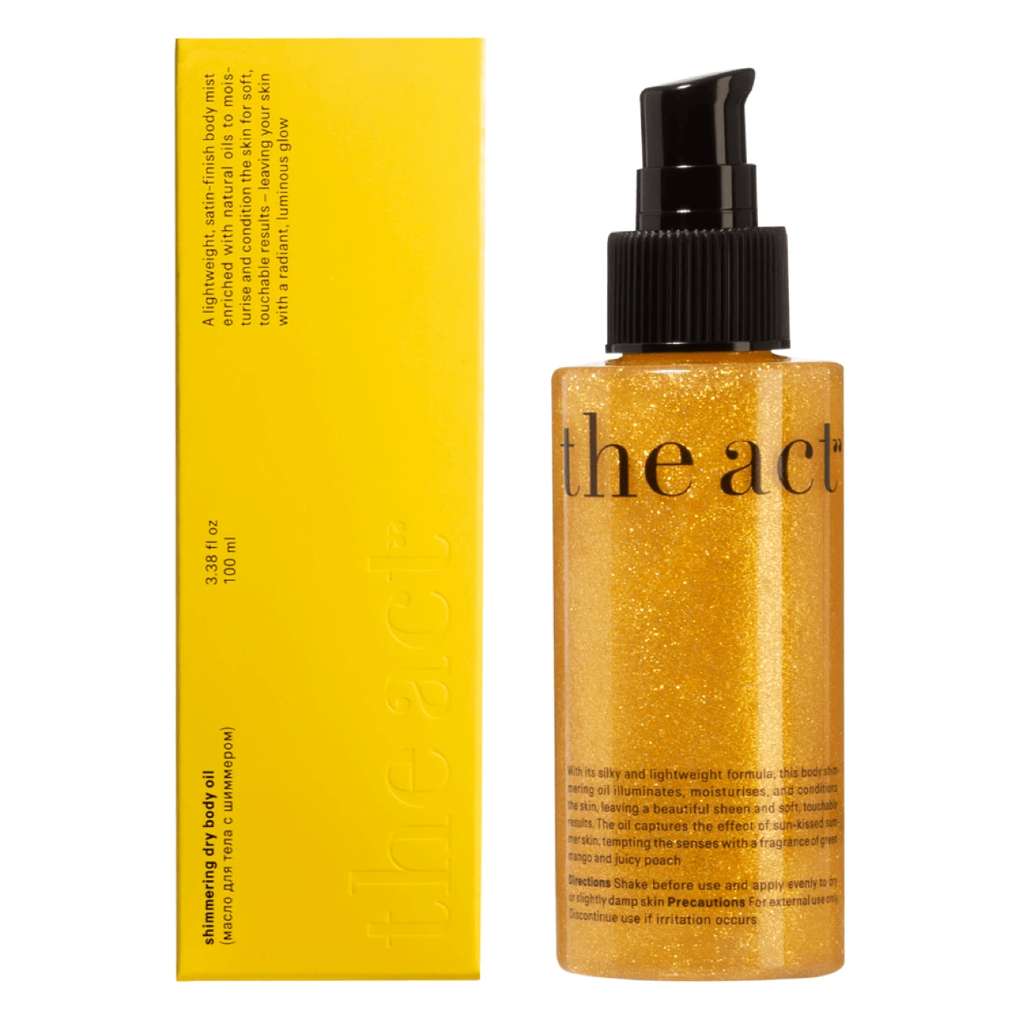 The Act Shimmering Dry Body Oil 100ml - photo 2