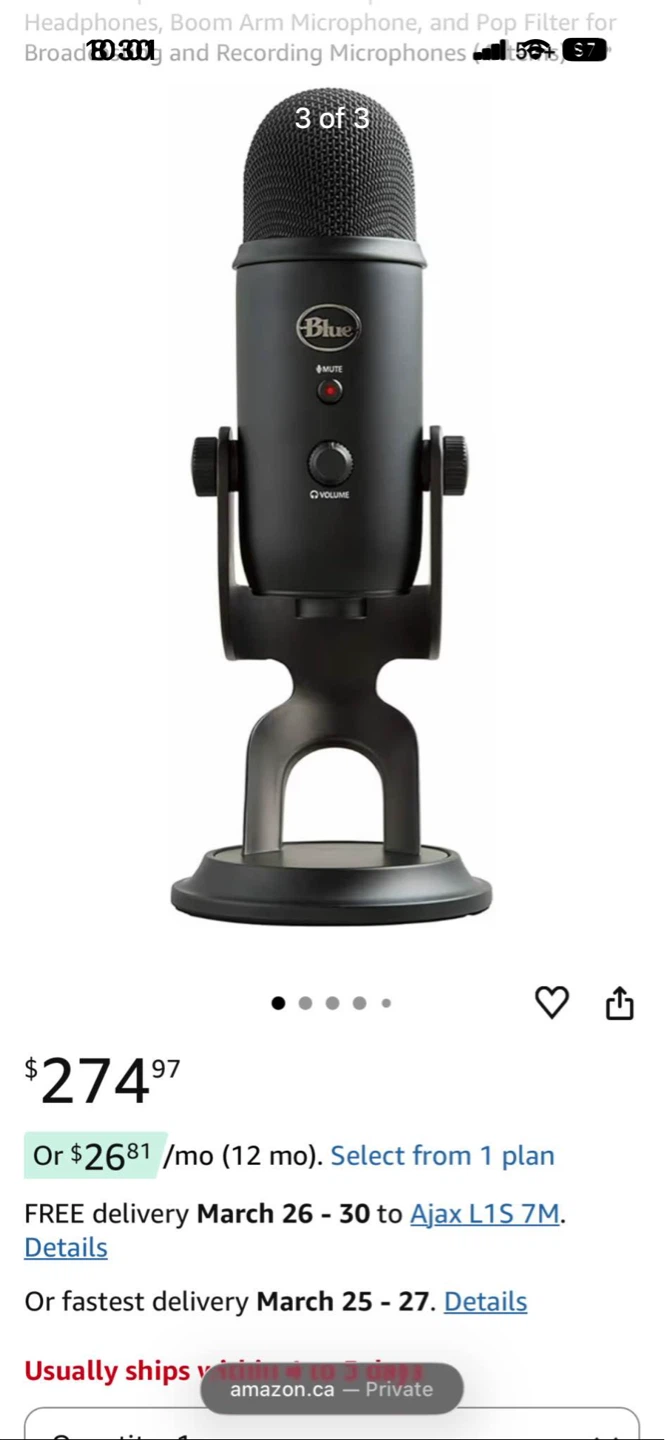 Blue Yeti USB Microphone - photo 3