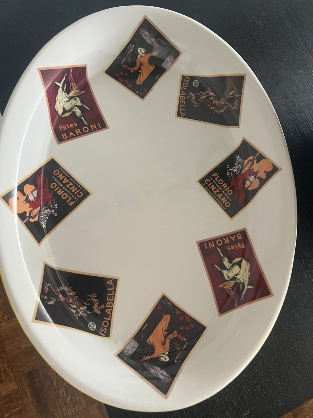 Decorative Serving Bowl and Platter Set
