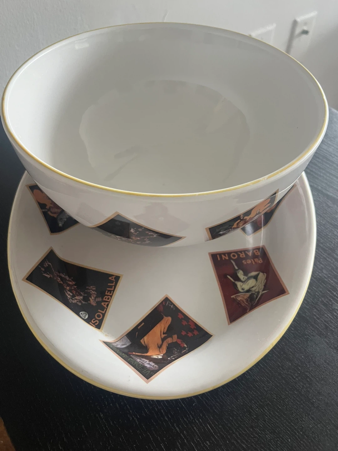 Decorative Serving Bowl and Platter Set - photo 3