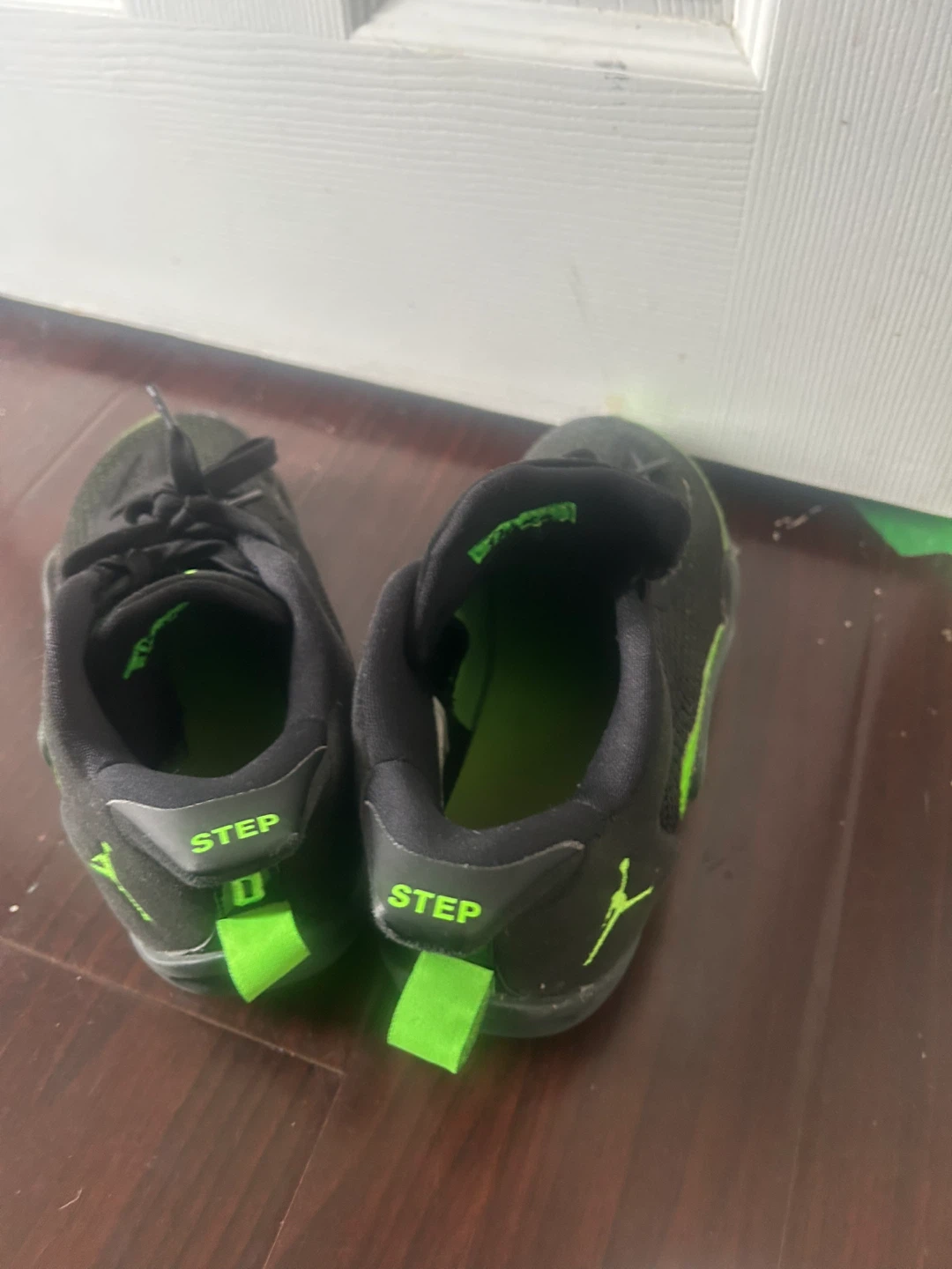 Jordan Air Jordan  Basketball Shoes Black/Green - photo 3