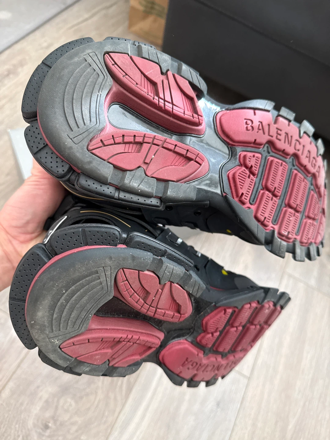 Balenciaga Track Sneakers - Black/Yellow/Red - photo 4
