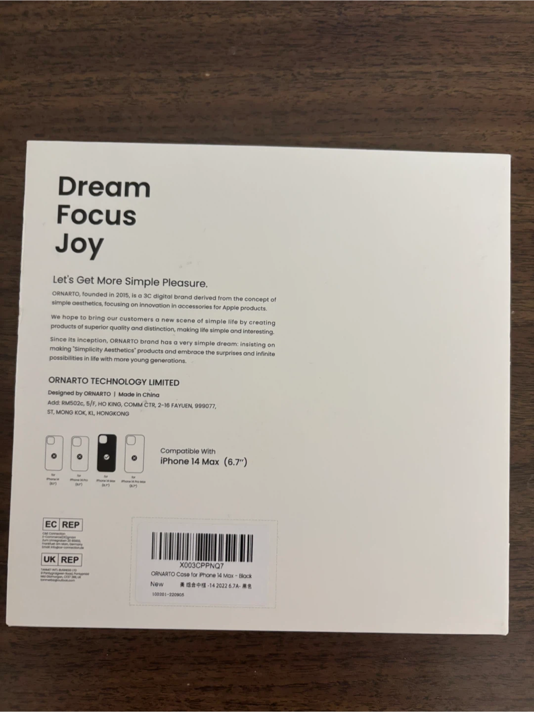 ORNARTO Clear Phone Case and Screen Protectors for iPhone 14 Max - photo 2