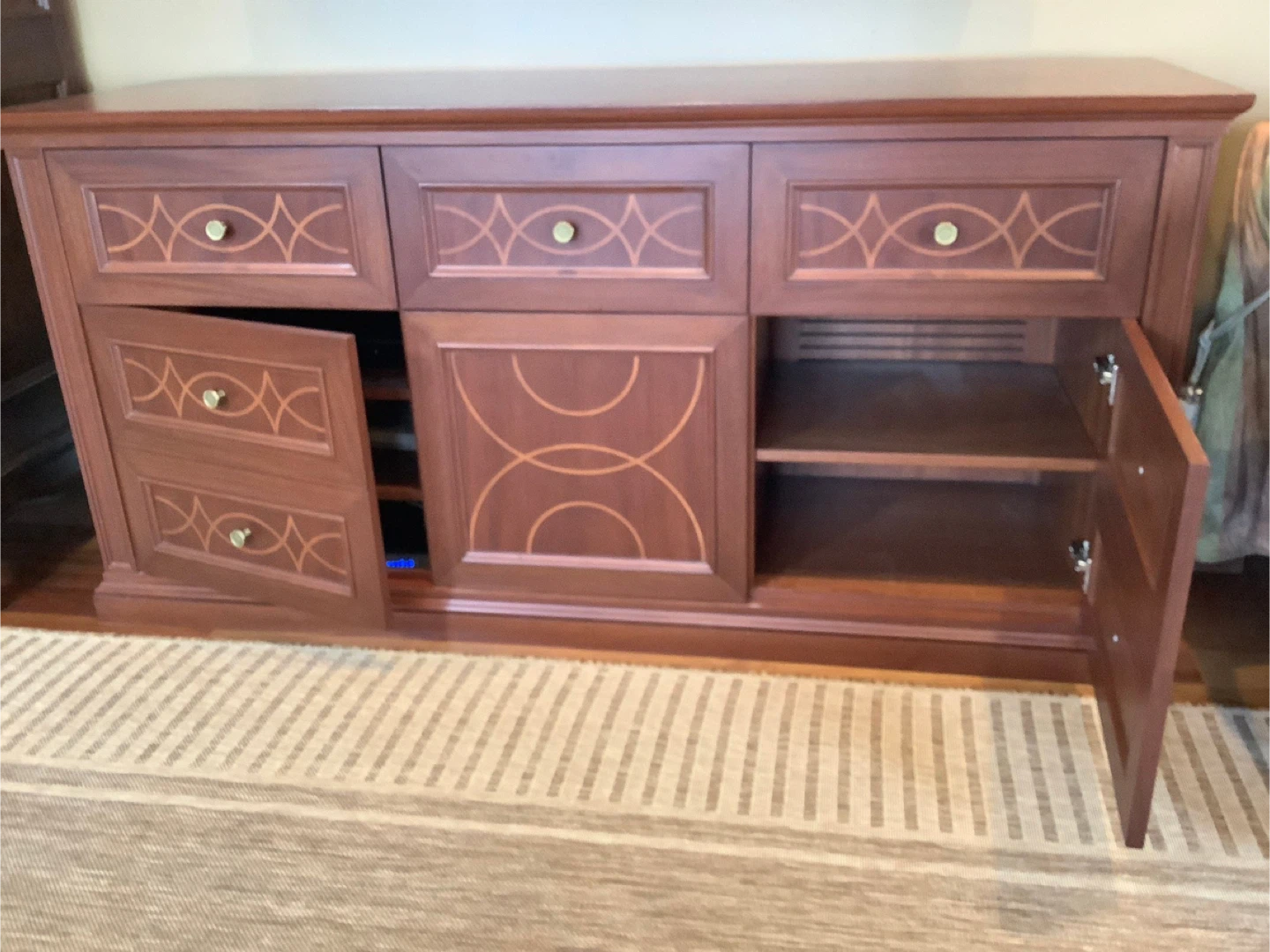 Wooden Dresser with Decorative Inlay (FREE DELIVERY) - photo 5